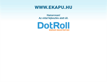 Tablet Screenshot of ekapu.hu